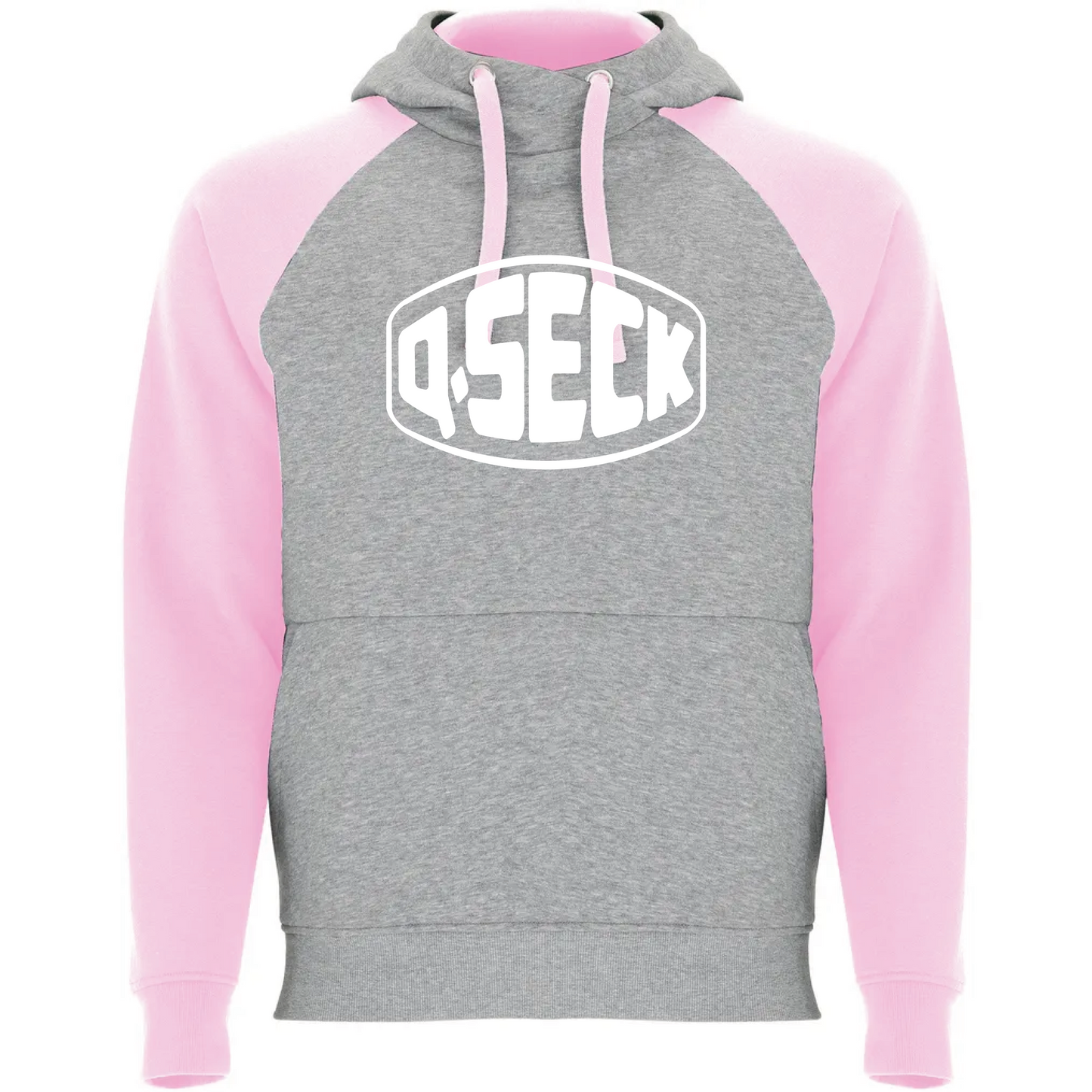 SWEAT CAPUCHE QSECK GREY/PINK