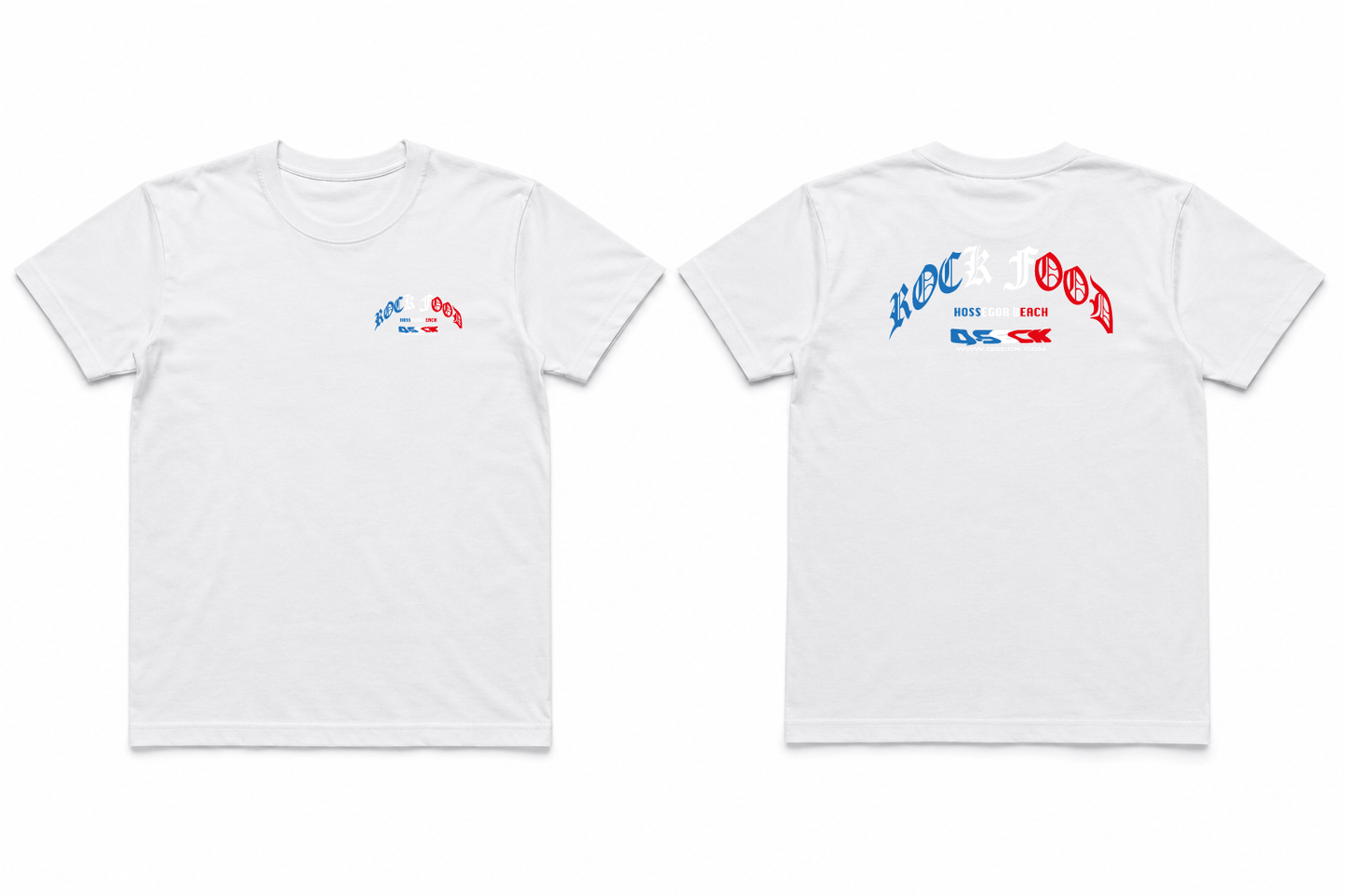 Teeshirt Qseck Rockfood collector workd cup bleu blanc rouge