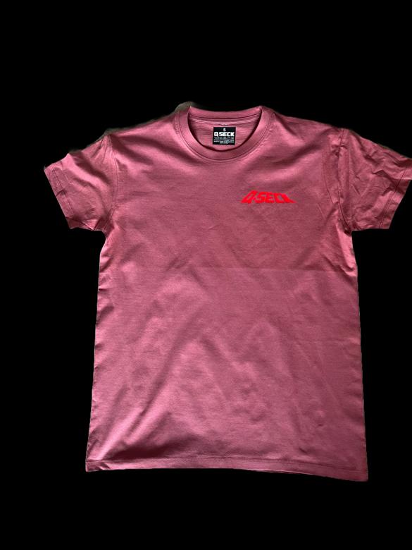Tee-shirt Qseck old pink/red