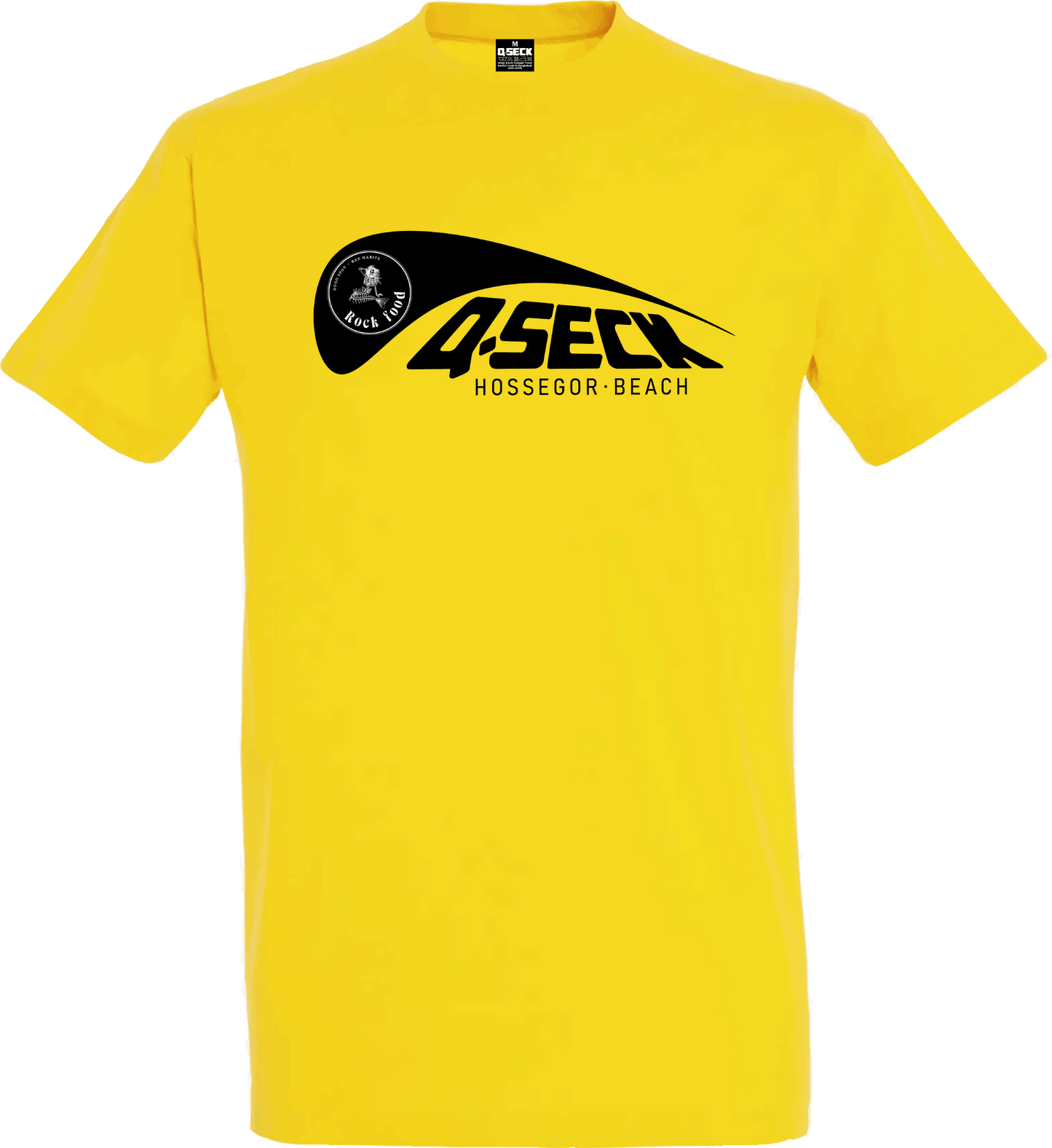 Teeshirt Qseck Yellow party