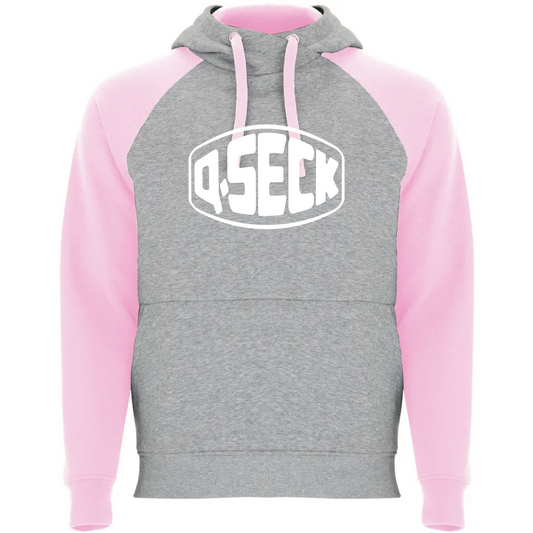 SWEAT CAPUCHE QSECK GREY/PINK
