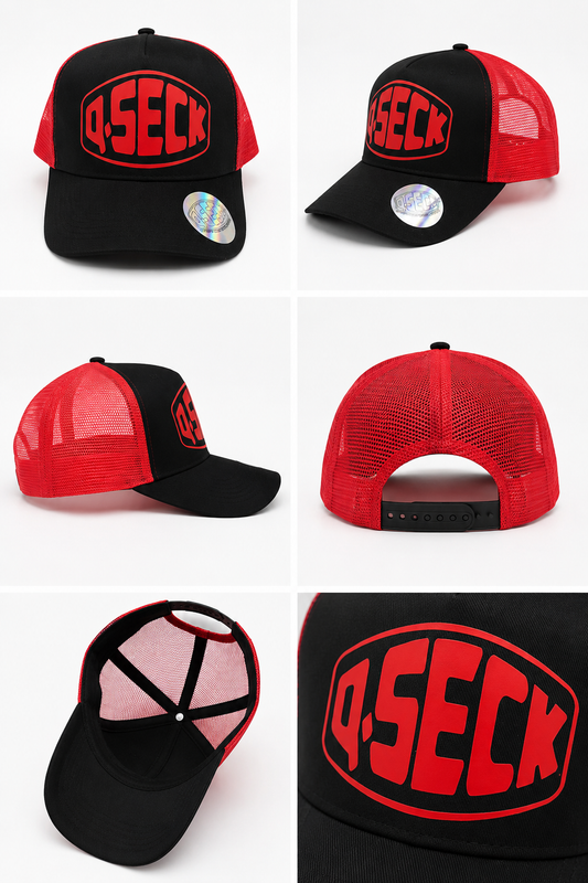 Casquette Logo icon black fuschia