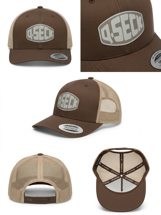 Casquette Qseck Trucker Brown street&beach