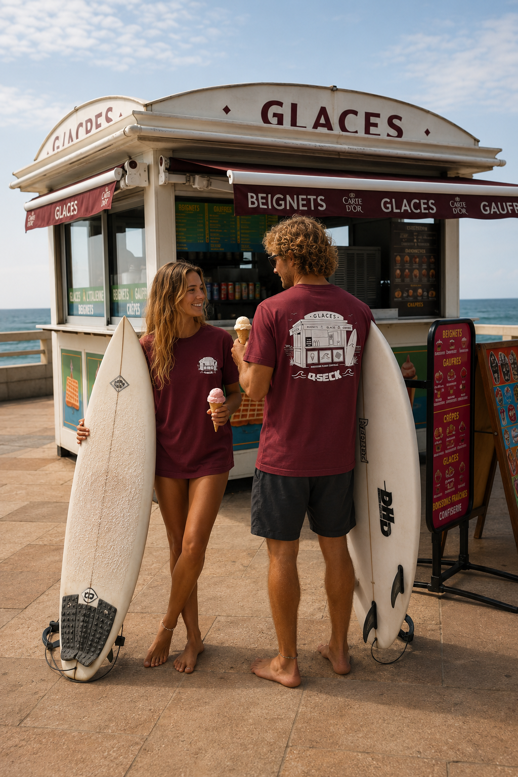 Teeshirt Qseck cabane à glace
